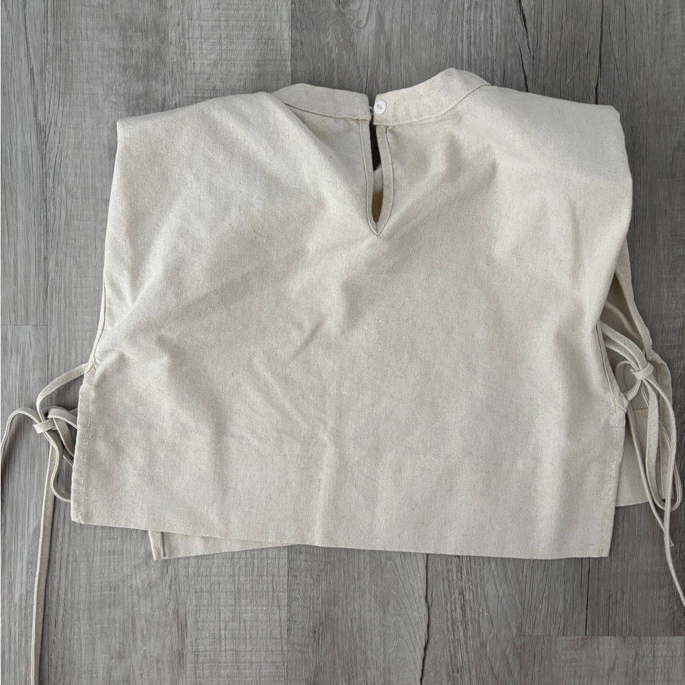 Commense Beige Two-Piece Jumpsuit Set - Picture 6 of 6